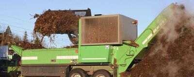 Shreeding green waste source kps-UK.com