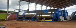 Rotating Drum Composting Unit source pinterest